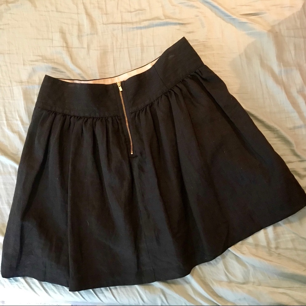 BR Heritage Collection Black Flared Mini Skirt